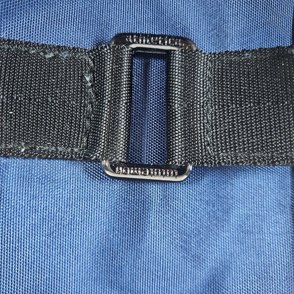 Lululemon Athletica Duffel Gym Yoga Bag Large Blue - Picture 7 of 10